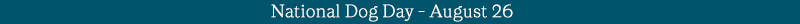 WoH - August 2025 - divider - Dog Day